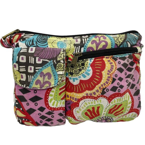 Yu International in California Handbags - Cotton Crossbody | Funky Floral